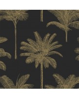 Papel de Parede Palm Trees Gold