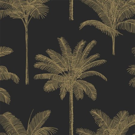 Wallpaper Palm Trees Gold