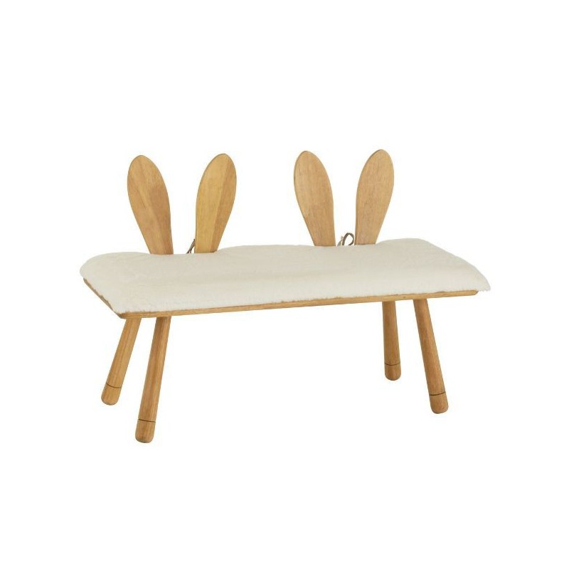 Wooden Bunny Bench