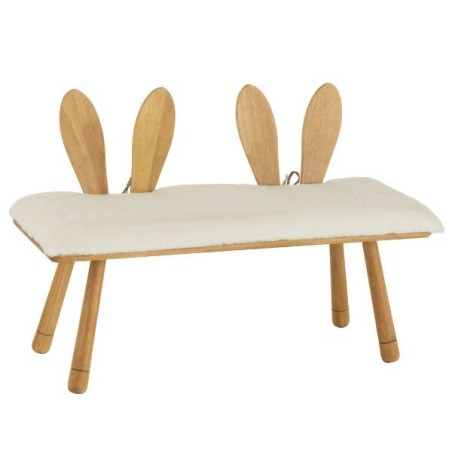 Wooden Bunny Bench