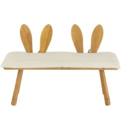 Wooden Bunny Bench