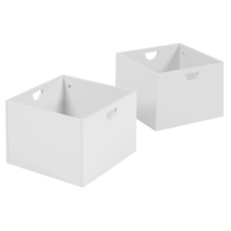 Set 2 White Nila Boxes