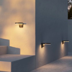 Brera Exterior Solar Wall Light