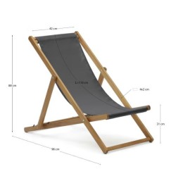 Andrea Black Outdoor Chair