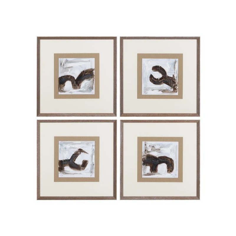 Set 4 Quadros Ramo