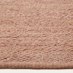 Pink Jute Rug 160x230 cm