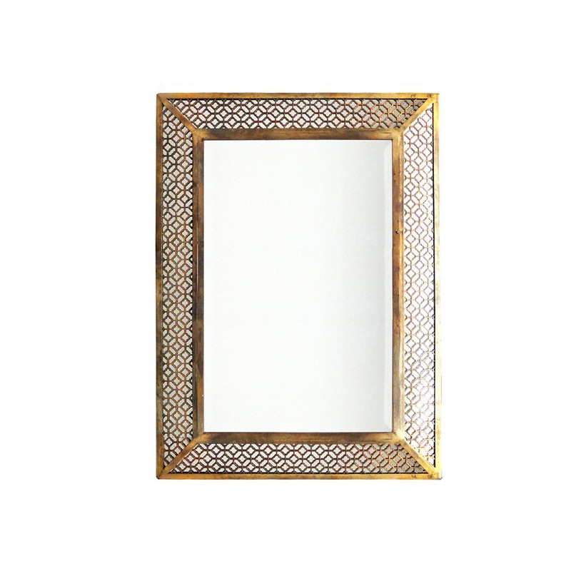 Trellis Gold Mirror