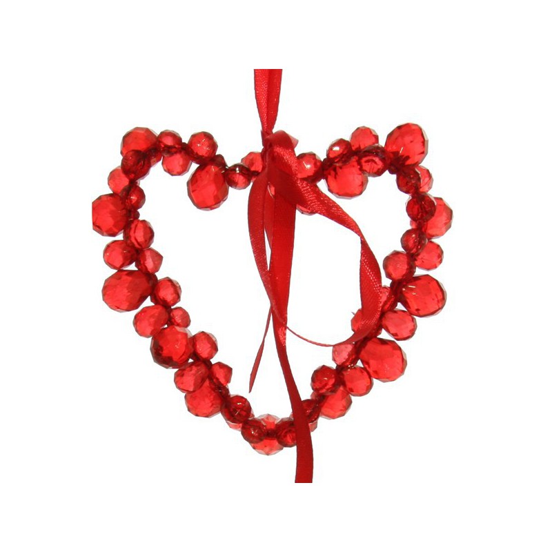 Crown wire Red Ribbon 11 cm