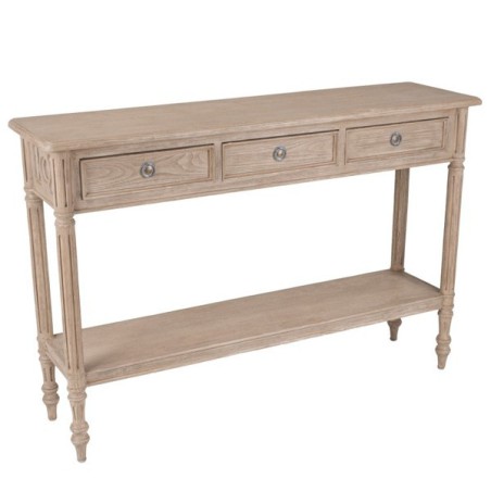 Oak console 3 Drawers