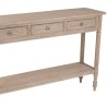 Oak console 3 Drawers
