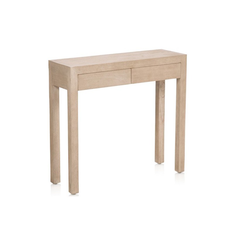 Oak console 2 Drawers