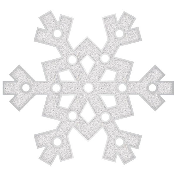 "Snowflake Glitter" Luzes