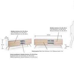 Movél TV Quatre 174 cm