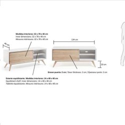 Movél TV Quatre 174 cm