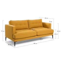 Sofa Vinny Dark Grey