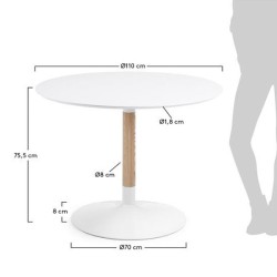 Mesa de Jantar Nori D120cm