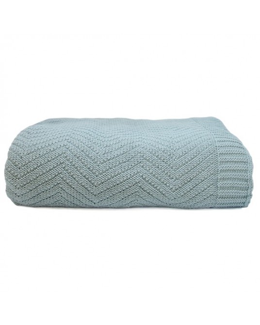 Blanket Chevron Bluehaze