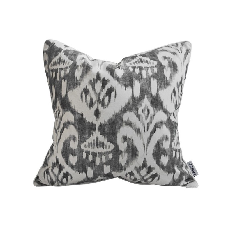 Ikat Grey Pillow