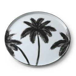 Plate Black Palm