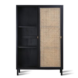 Cabinet Retro Black Basket