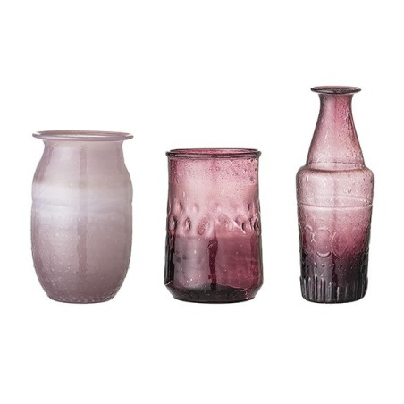 Set 3 Vases Kella Purple