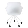 Chair Salma Wheels White