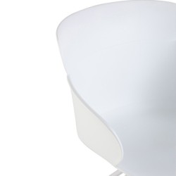 Chair Salma Wheels White