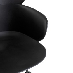 Chair Salma Wheels Black