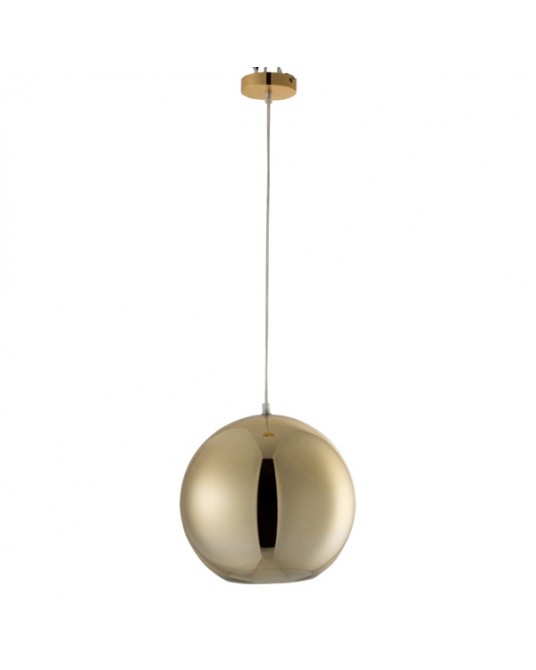 Gold L Ball Ceiling Lamp