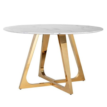 Round Dining Table GoldLux