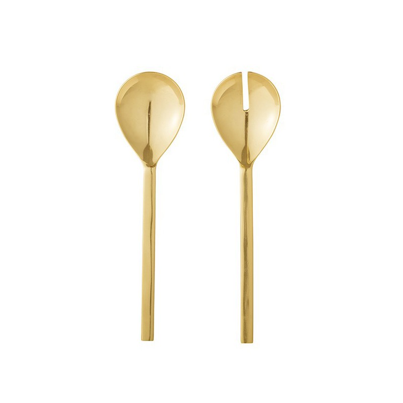 Gold Salad Spoons