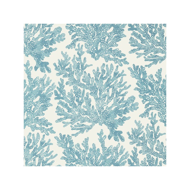 Papel de Parede Marine Coral Spa Blue