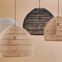 Natural Wicker Ceiling Lamp