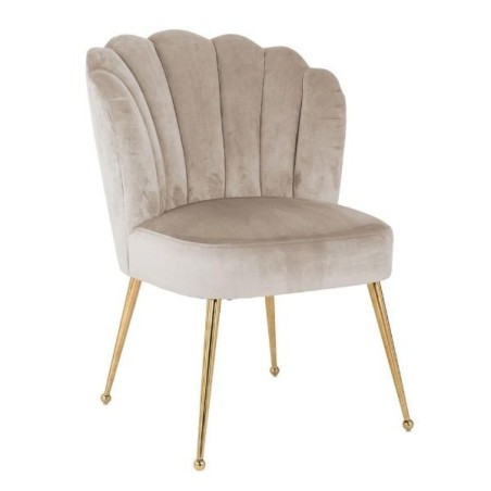 Armchair Jude Khaki Velvet