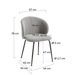 Chair Minna Light grey