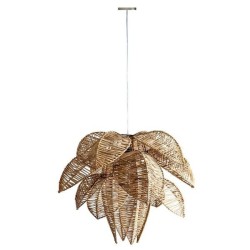 Ceiling Lamp Flower Rattan