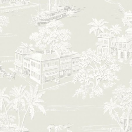 Wallpaper Charleston Toile