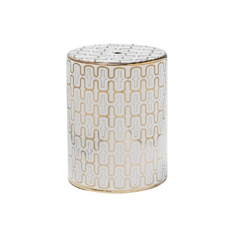 Ceramic Stool GoldAgeas