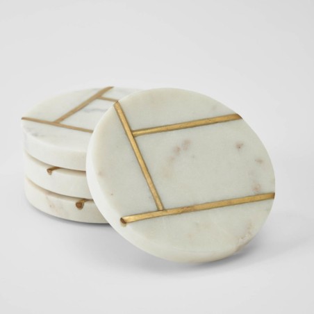 4  Tahis Marble Coasters