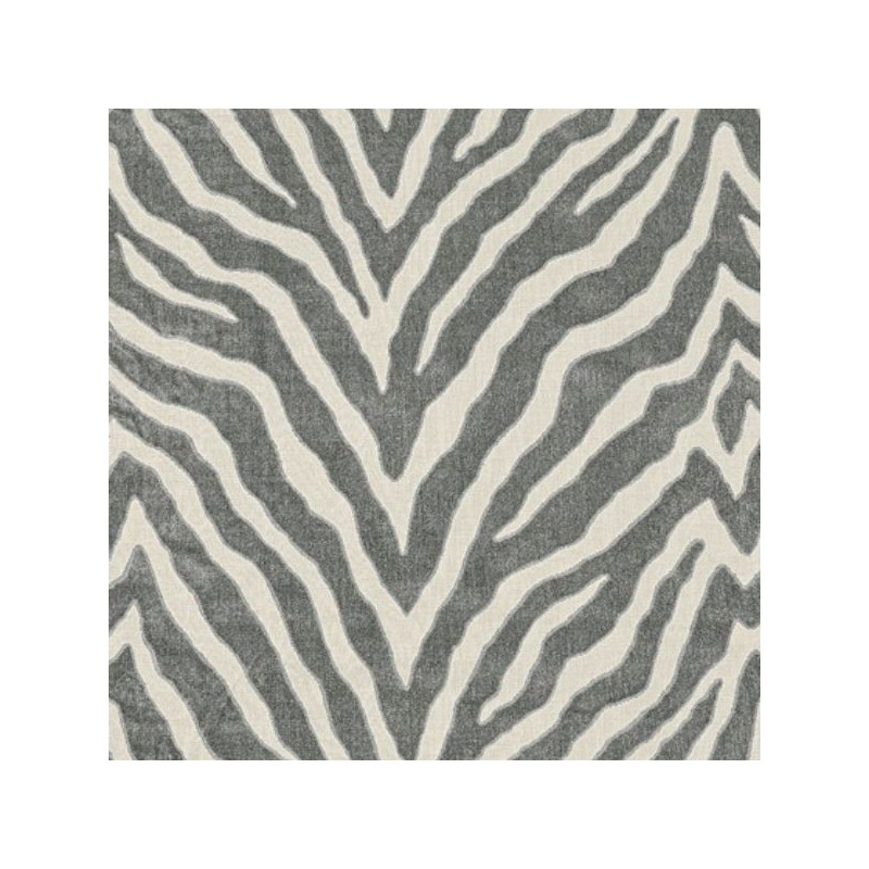 Etosha Velvet Graphite Fabric