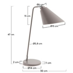 Desk Lamp Tipir Grey