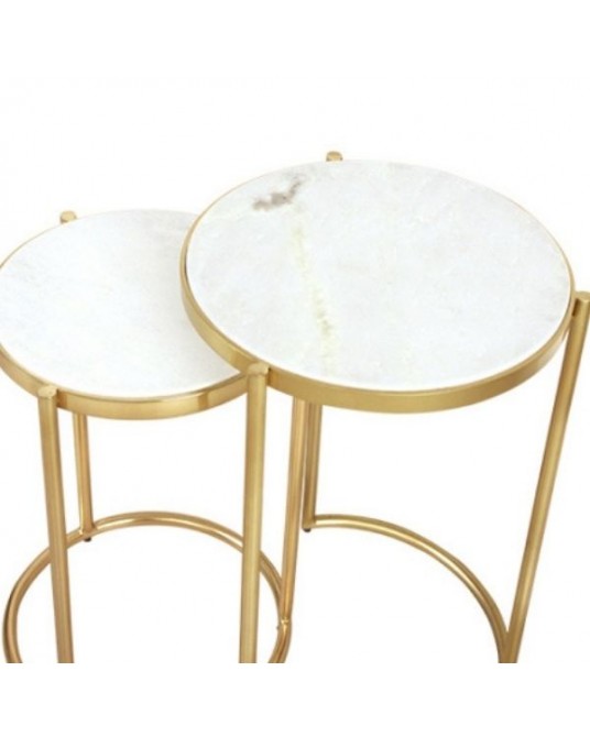 Side Table Shiny Marble S2