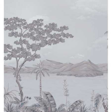 Wallpaper Mural Floresta Grey