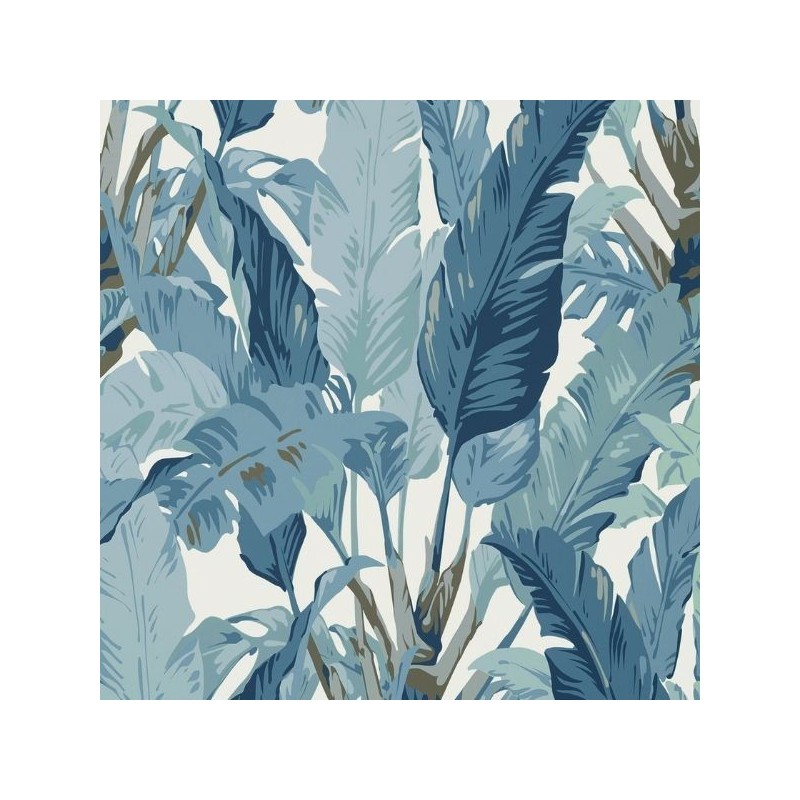 Papel de Parede Travelers Palm Spa Blue