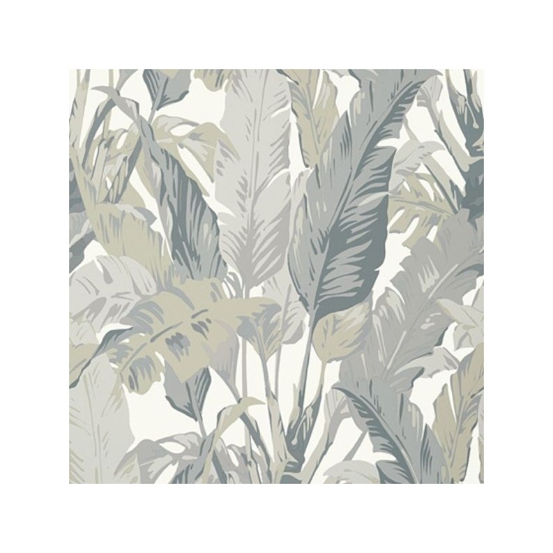 Papel de Parede Travelers Palm Grey