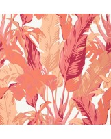 Papel de Parede Travelers Palm Pink Coral