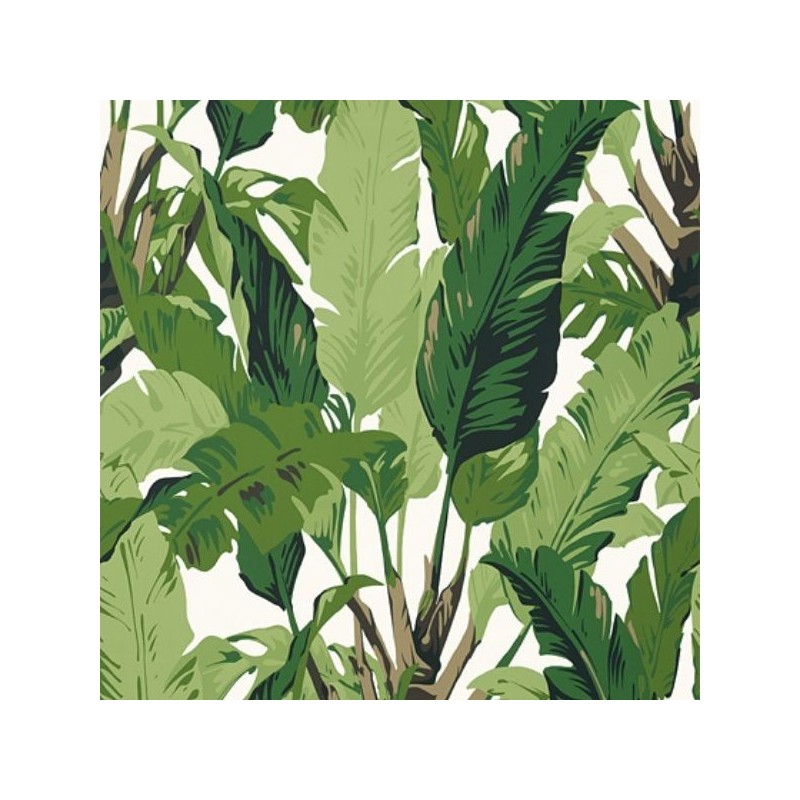 Papel de Parede Travelers Palm Green