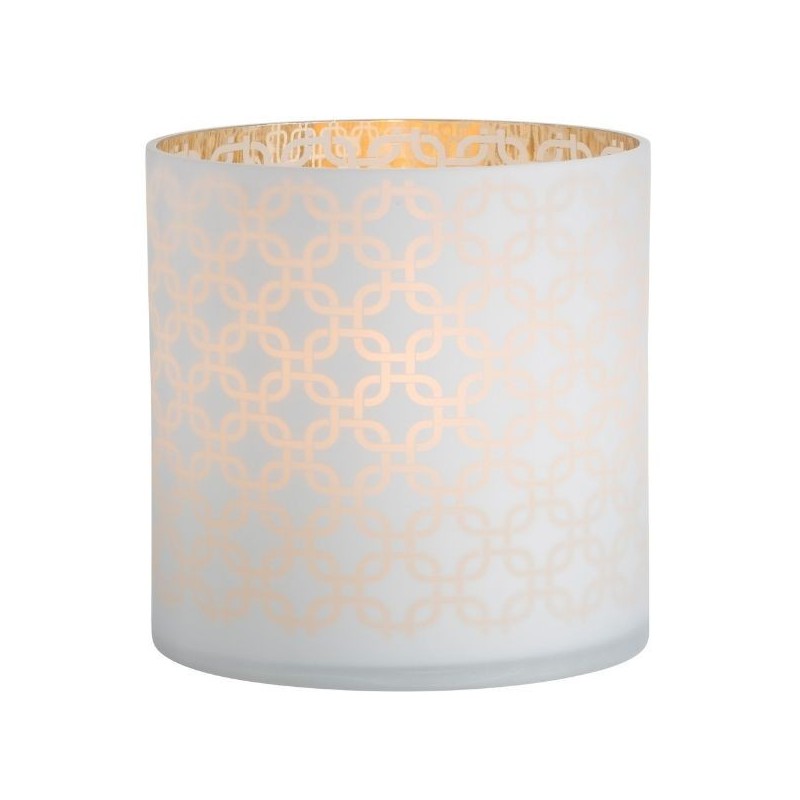 Porta Velas Gotcha Gold White