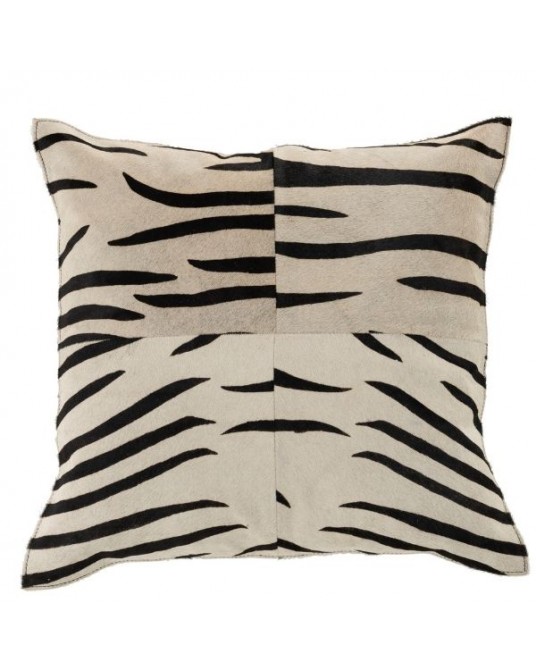 Square Skin Zebra Cushion