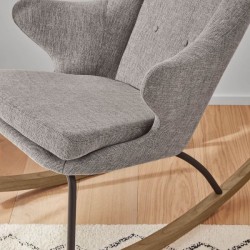 Rocking Chair Tresser Grey